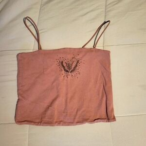 American Eagle cropped tank top size S (purple)